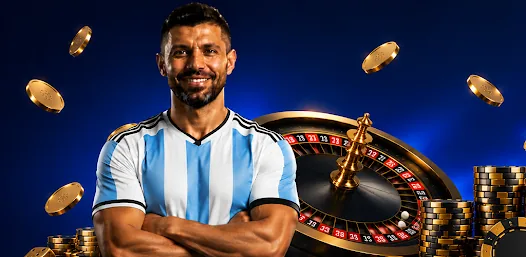 Casino Kun Agüero Argentina — el Kun con la camiseta de la Selección